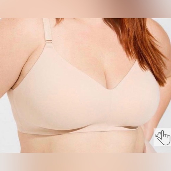 #265 - NWT Torrid Beige T-shirt 360 Smoothing, Full Coverage Balconette Bra, 38H - Picture 2 of 16